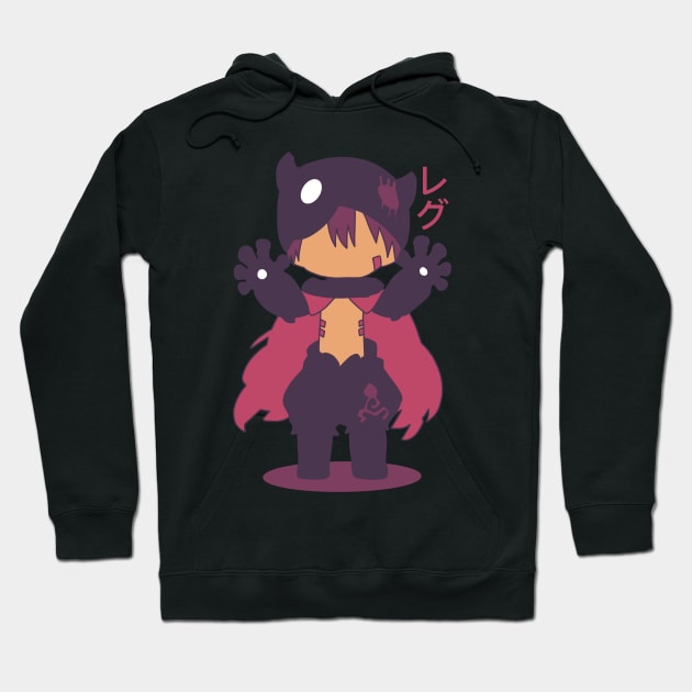 Made in Abyss Reg with Japanese Characters Hoodie by Animangapoi